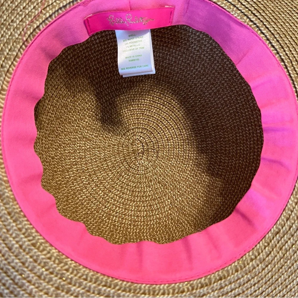 Lilly Pulitzer straw hat Journey to the Jungle